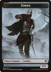 Treasure // Zombie Token [Commander Legends Tokens] | Rook's Games and More