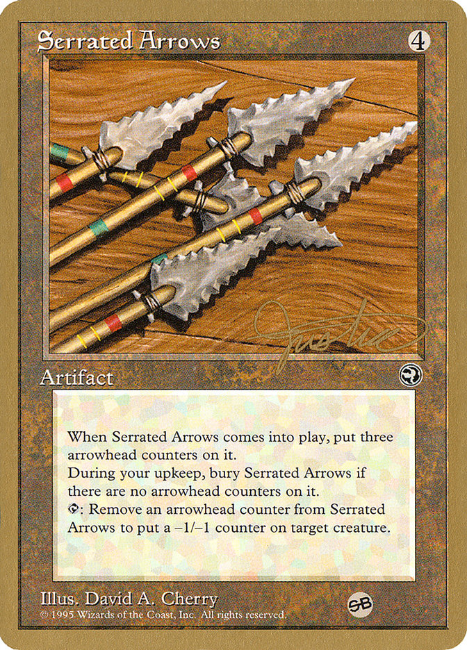 Serrated Arrows (Mark Justice) (SB) [Pro Tour Collector Set] | Rook's Games and More