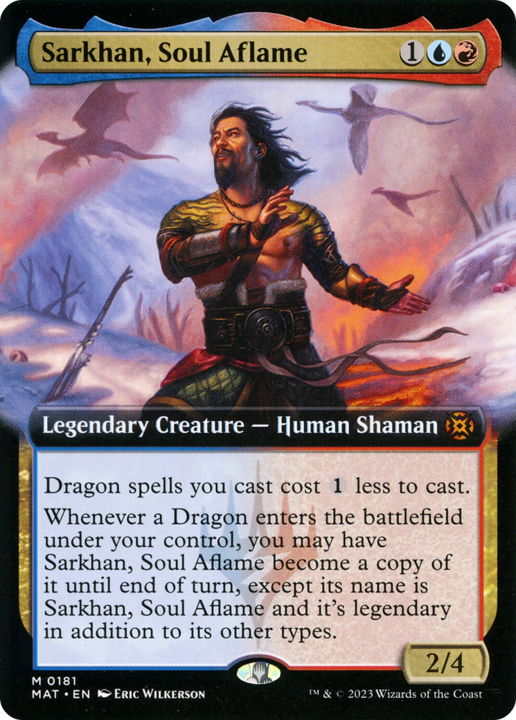 Sarkhan, Soul Aflame (Extended Art) [March of the Machine: The Aftermath] | Rook's Games and More