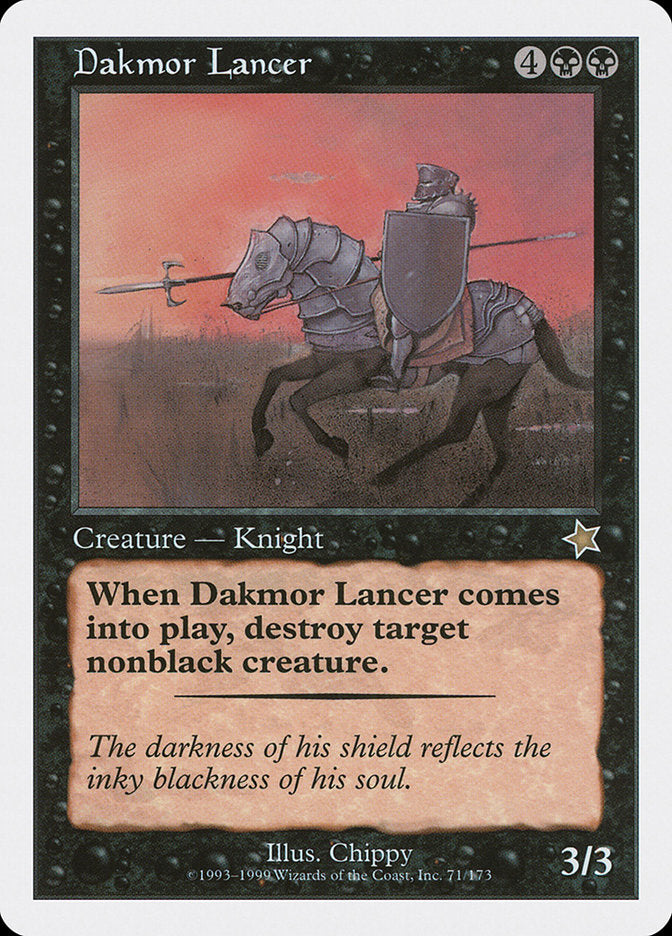 Dakmor Lancer [Starter 1999] | Rook's Games and More