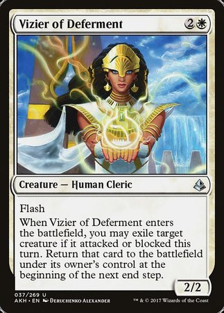 Vizier of Deferment [Amonkhet] | Rook's Games and More
