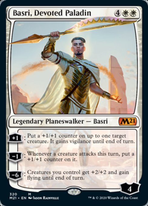 Basri, Devoted Paladin [Core Set 2021] | Rook's Games and More