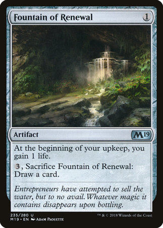 Fountain of Renewal [Core Set 2019] | Rook's Games and More