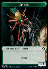 Beast (007) // Spider Double-sided Token [Innistrad: Midnight Hunt Commander] | Rook's Games and More