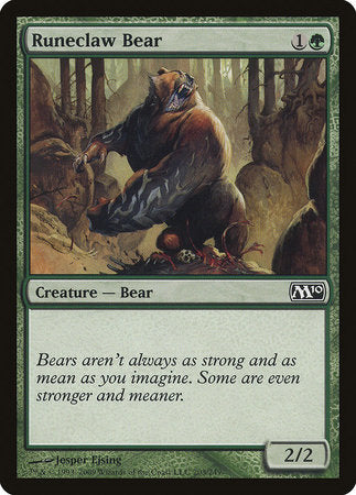 Runeclaw Bear [Magic 2010] | Rook's Games and More
