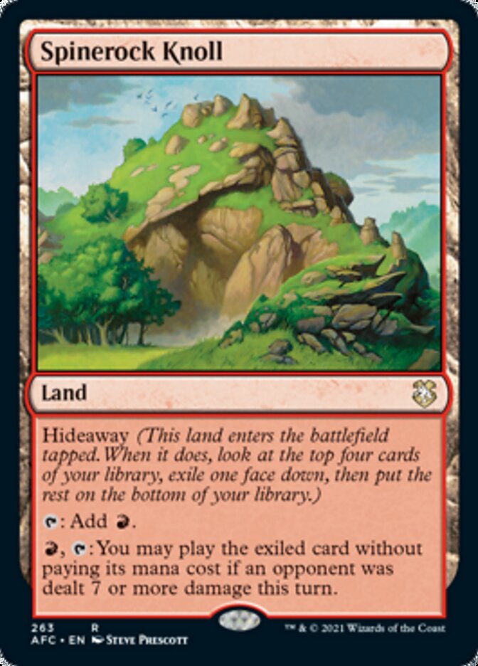 Spinerock Knoll [Dungeons & Dragons: Adventures in the Forgotten Realms Commander] | Rook's Games and More