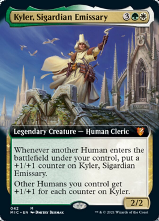 Kyler, Sigardian Emissary (Extended) [Innistrad: Midnight Hunt Commander] | Rook's Games and More