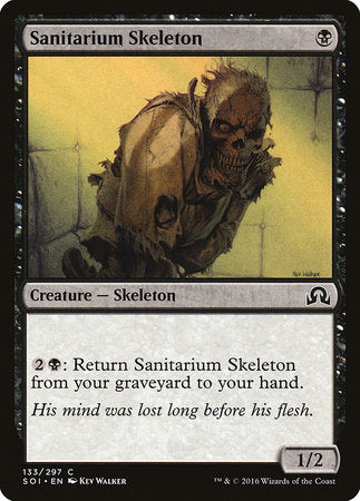 Sanitarium Skeleton [Shadows over Innistrad] | Rook's Games and More