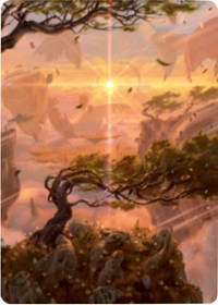 Windswept Heath Art Card [Zendikar Rising Art Series] | Rook's Games and More