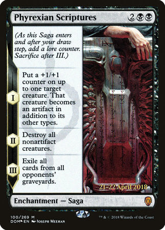 Phyrexian Scriptures [Dominaria Promos] | Rook's Games and More