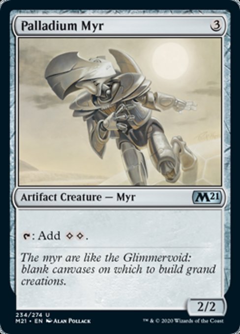 Palladium Myr [Core Set 2021] | Rook's Games and More