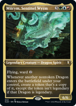 Miirym, Sentinel Wyrm (Foil Etched) [Commander Legends: Battle for Baldur's Gate] | Rook's Games and More