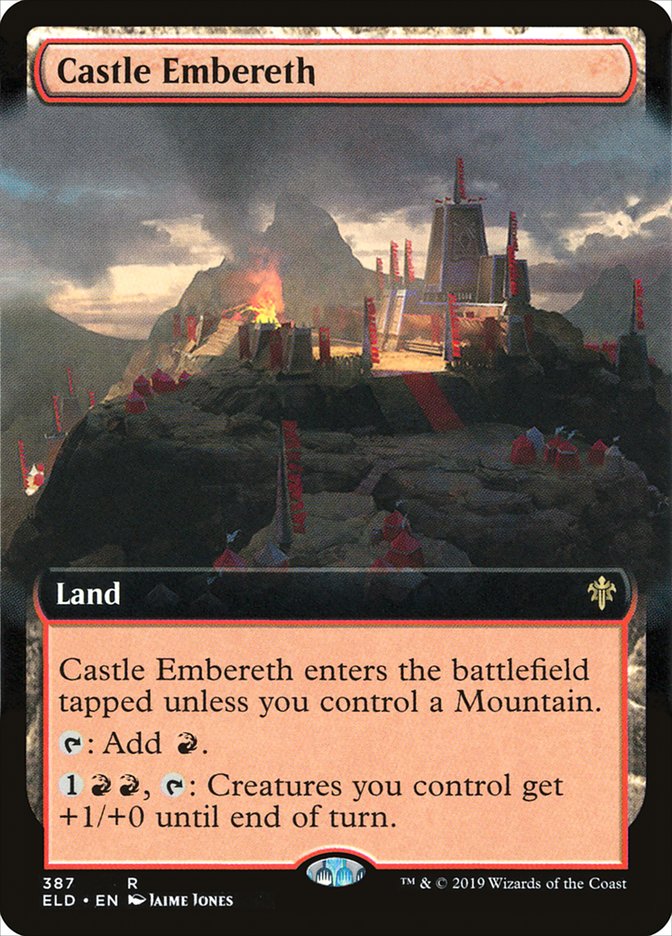 Castle Embereth (Extended Art) [Throne of Eldraine] | Rook's Games and More