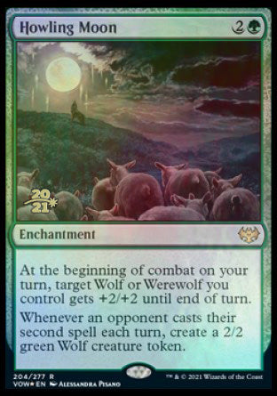 Howling Moon [Innistrad: Crimson Vow Prerelease Promos] | Rook's Games and More