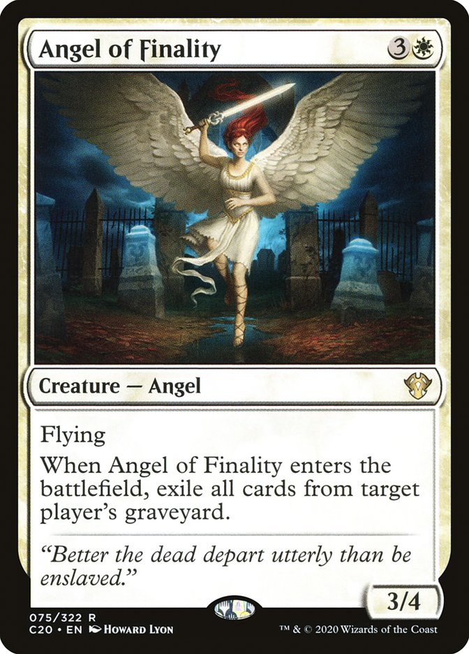 Angel of Finality [Commander 2020] | Rook's Games and More