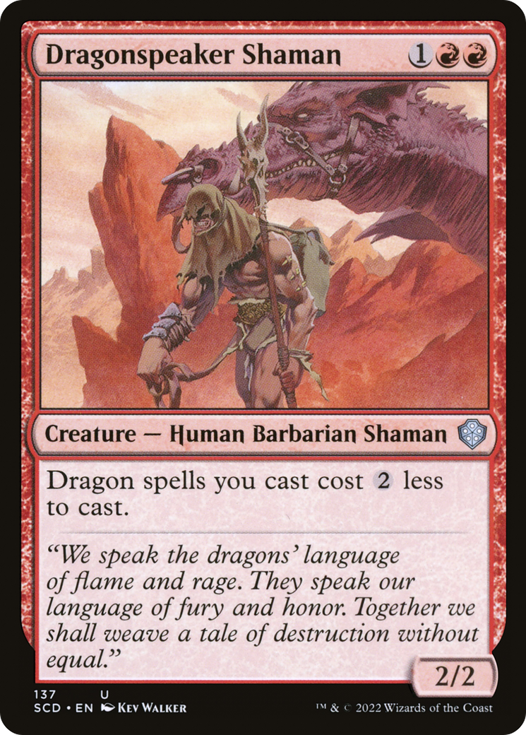 Dragonspeaker Shaman [Starter Commander Decks] | Rook's Games and More