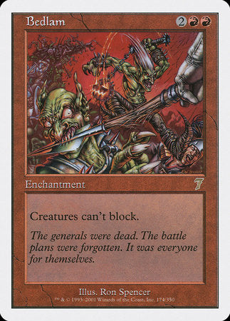 Bedlam [Seventh Edition] | Rook's Games and More