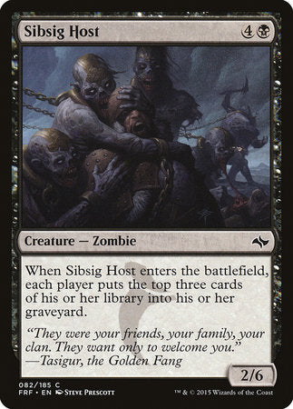 Sibsig Host [Fate Reforged] | Rook's Games and More