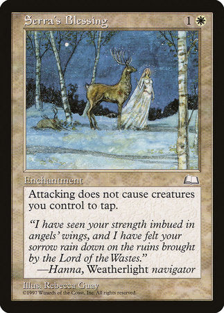 Serra's Blessing [Weatherlight] | Rook's Games and More