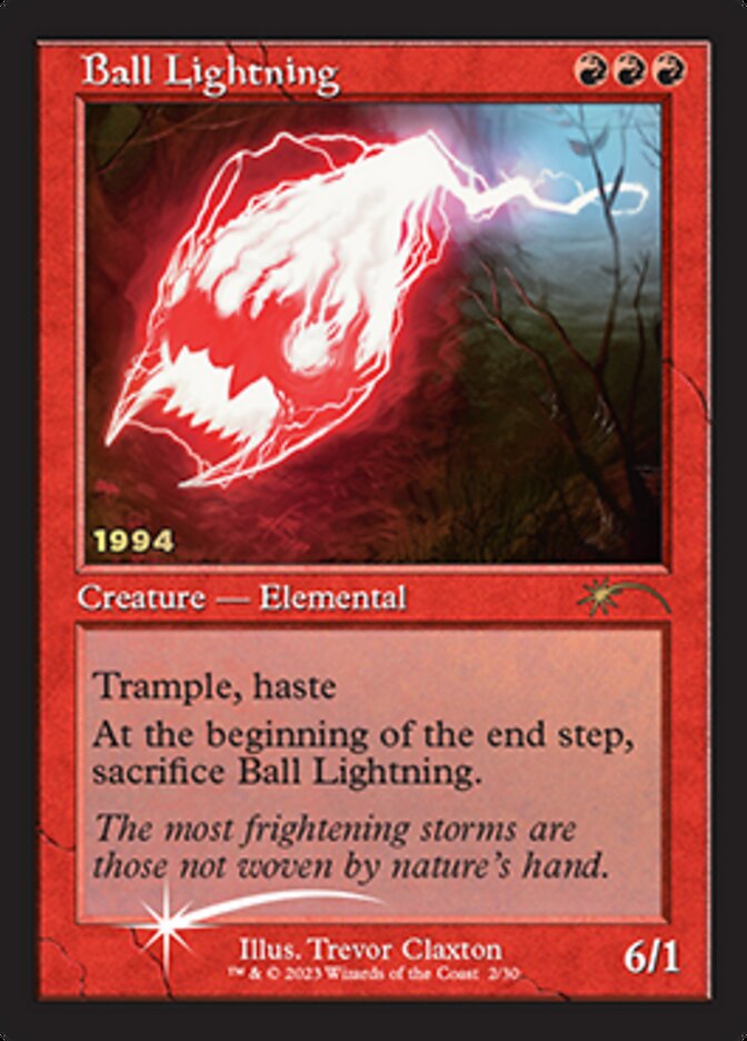 Ball Lightning [30th Anniversary Promos] | Rook's Games and More