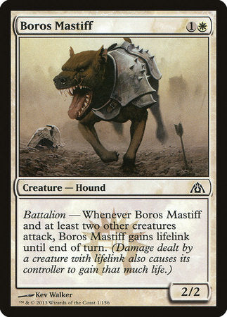 Boros Mastiff [Dragon's Maze] | Rook's Games and More