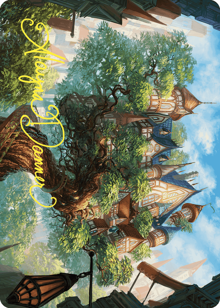 Edgewall Inn Art Card (Gold-Stamped Signature) [Wilds of Eldraine Art Series] | Rook's Games and More