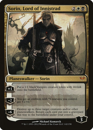 Sorin, Lord of Innistrad [Dark Ascension] | Rook's Games and More