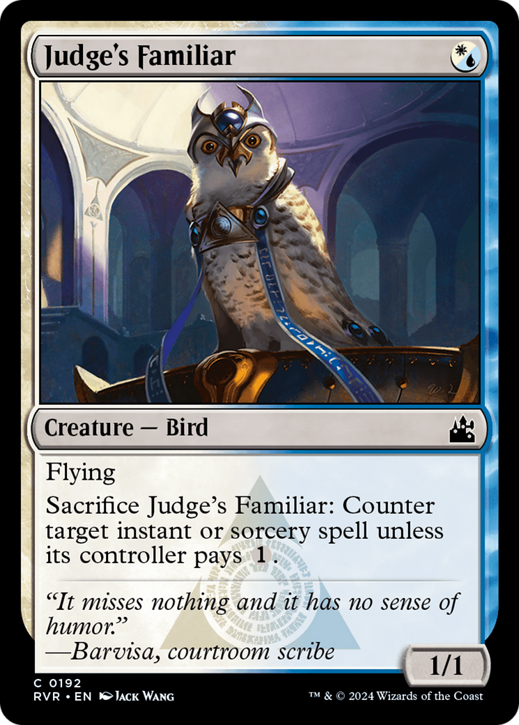 Judge's Familiar [Ravnica Remastered] | Rook's Games and More