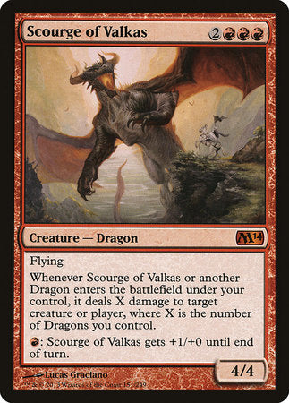 Scourge of Valkas [Magic 2014] | Rook's Games and More