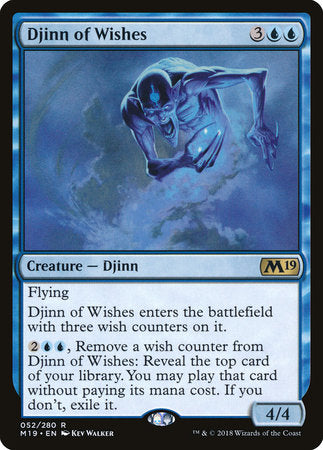 Djinn of Wishes [Core Set 2019] | Rook's Games and More