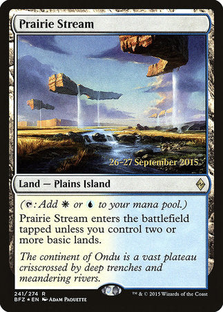 Prairie Stream [Battle for Zendikar Promos] | Rook's Games and More