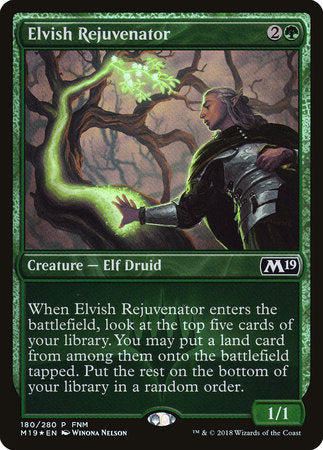 Elvish Rejuvenator [Core Set 2019 Promos] | Rook's Games and More