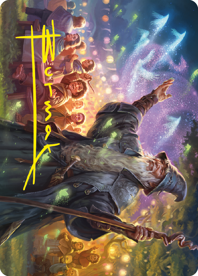 Gandalf, Friend of the Shire Art Card (Gold-Stamped Signature) [The Lord of the Rings: Tales of Middle-earth Art Series] | Rook's Games and More