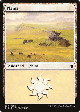 Plains (339) [Commander 2016] | Rook's Games and More