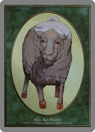 Sheep Token [Unglued Tokens] | Rook's Games and More