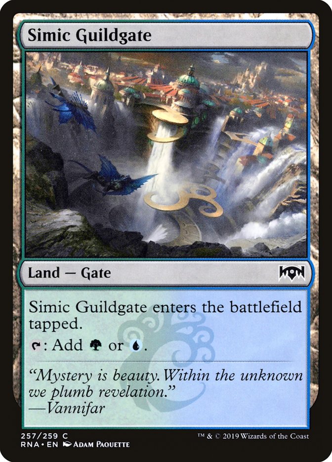 Simic Guildgate (257/259) [Ravnica Allegiance] | Rook's Games and More