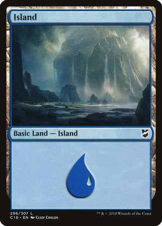 Island (296) [Commander 2018] | Rook's Games and More