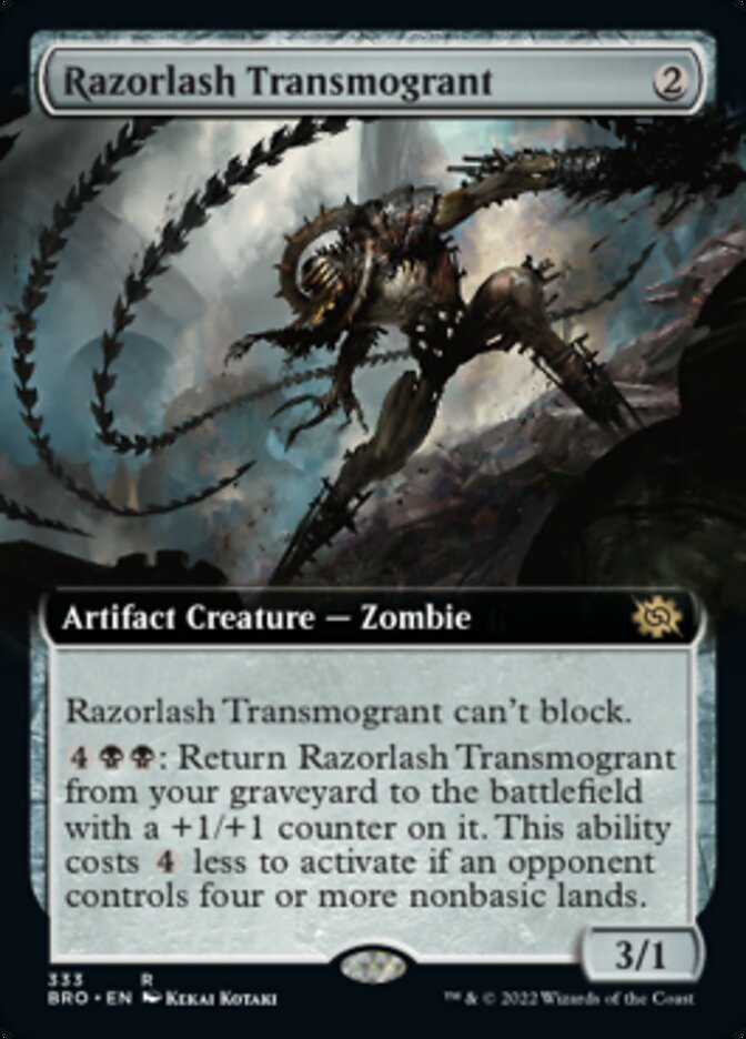 Razorlash Transmogrant (Extended Art) [The Brothers' War] | Rook's Games and More