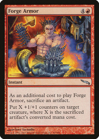 Forge Armor [Mirrodin] | Rook's Games and More