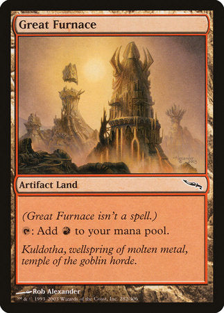 Great Furnace [Mirrodin] | Rook's Games and More