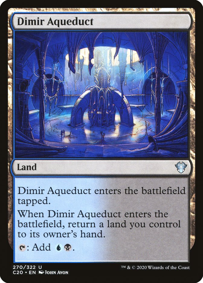 Dimir Aqueduct [Commander 2020] | Rook's Games and More