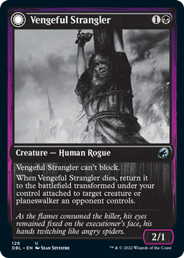 Vengeful Strangler // Strangling Grasp [Innistrad: Double Feature] | Rook's Games and More