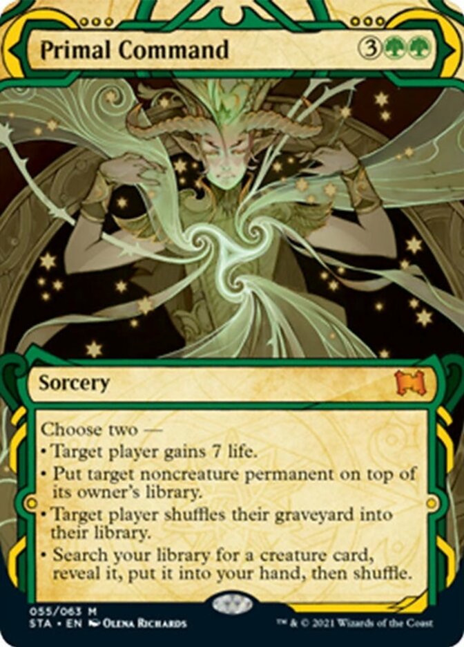 Primal Command (Etched Foil) [Strixhaven Mystical Archive] | Rook's Games and More