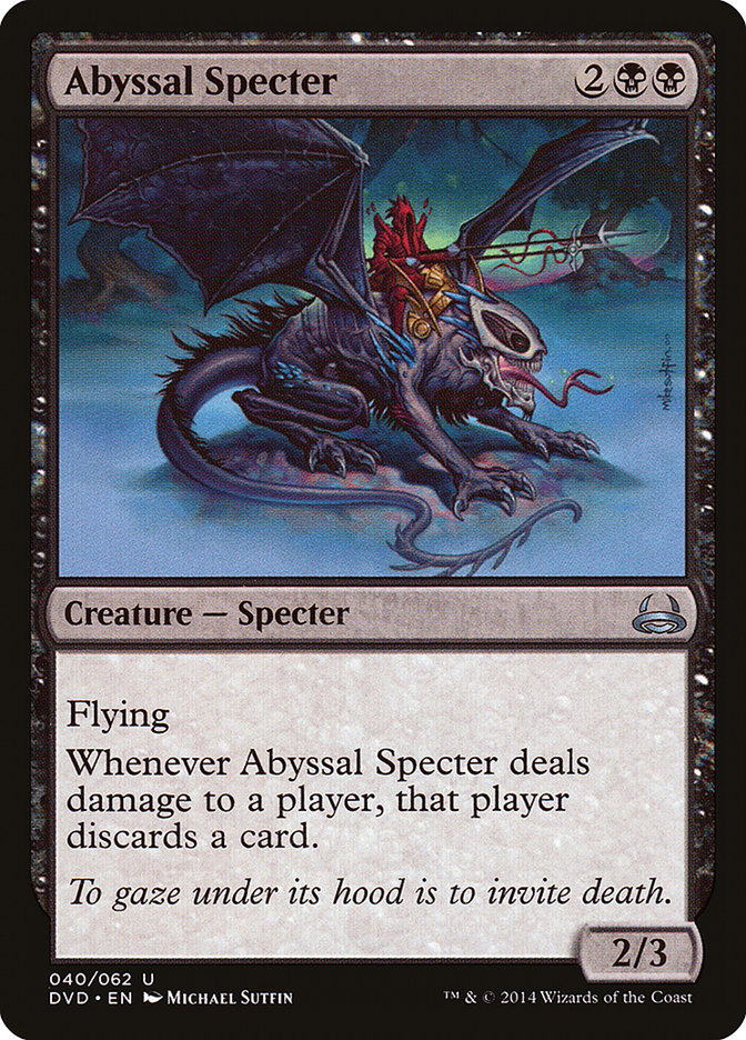 Abyssal Specter (Divine vs. Demonic) [Duel Decks Anthology] | Rook's Games and More