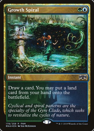 Growth Spiral [Ravnica Allegiance Promos] | Rook's Games and More