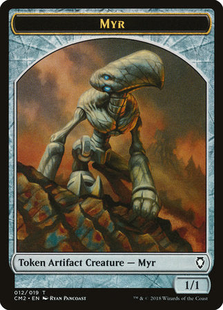 Myr Token [Commander Anthology Volume II Tokens] | Rook's Games and More