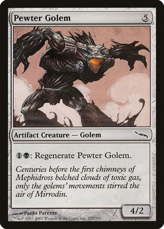 Pewter Golem [Mirrodin] | Rook's Games and More
