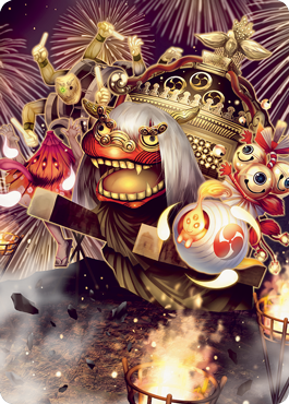 March of Reckless Joy Art Card [Kamigawa: Neon Dynasty Art Series] | Rook's Games and More