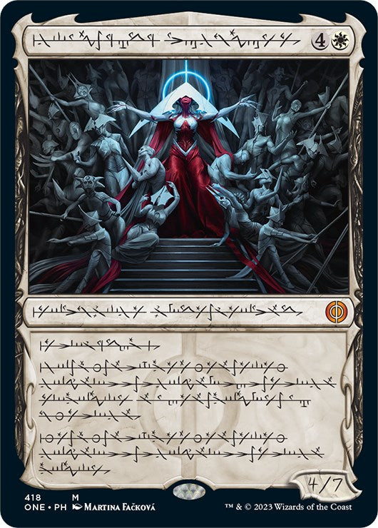 Elesh Norn, Mother of Machines (Phyrexian Step-and-Compleat Foil) [Phyrexia: All Will Be One] | Rook's Games and More