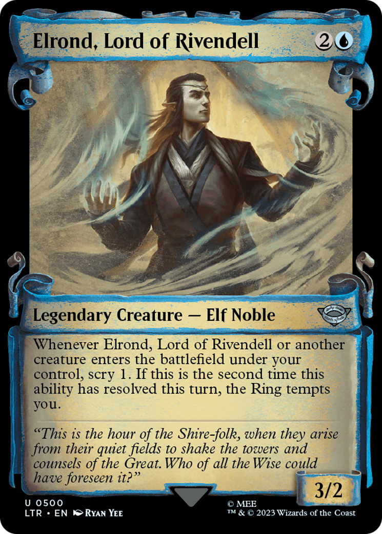 Elrond, Lord of Rivendell [The Lord of the Rings: Tales of Middle-Earth Showcase Scrolls] | Rook's Games and More